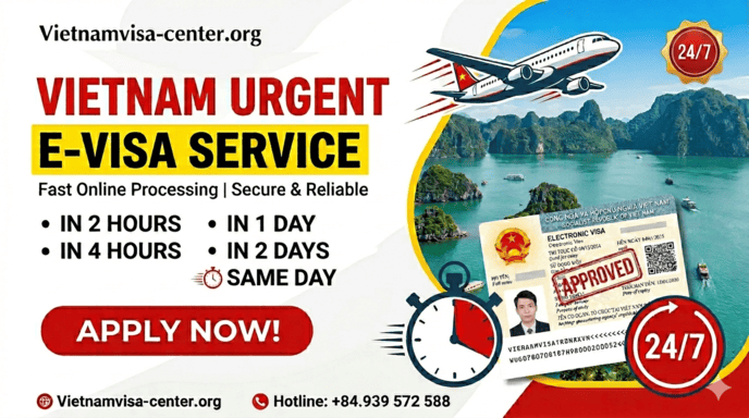 Vietnam Urgent E-Visa - Fast, Secure & 100% Online