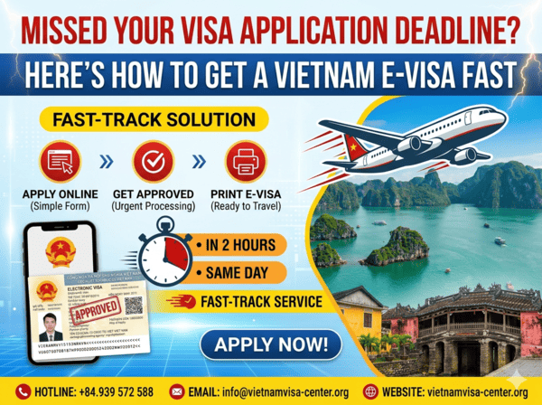 Missed Your Visa Application Deadline? Here's How to Get a Vietnam E-Visa Fast